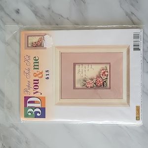 Laila's 3D Paper Tole Kit- Floral with Maternal Saying